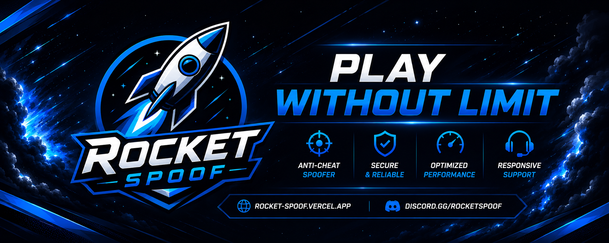RocketSpoof — Play Without Limit